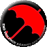 Red Umbrella Black